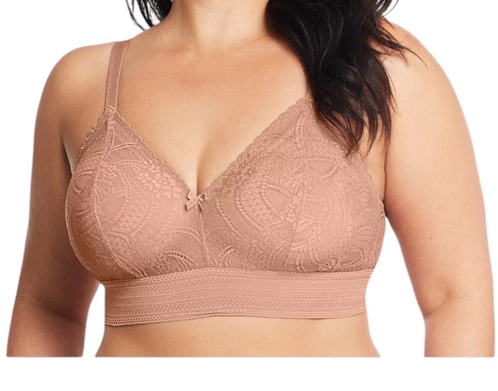 Glamorise 7012 Bramour Gramercy Luxe Lace Wireless Bralette bra size 44C